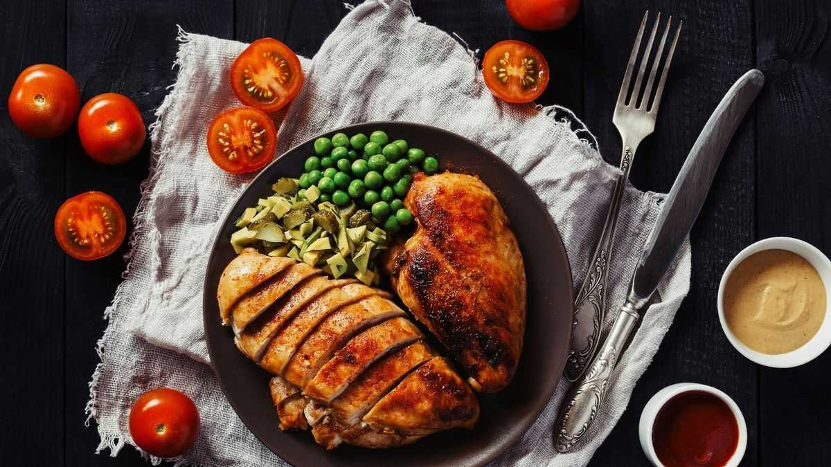 Hvor mye protein har de forskjellige delene av kyllingen?