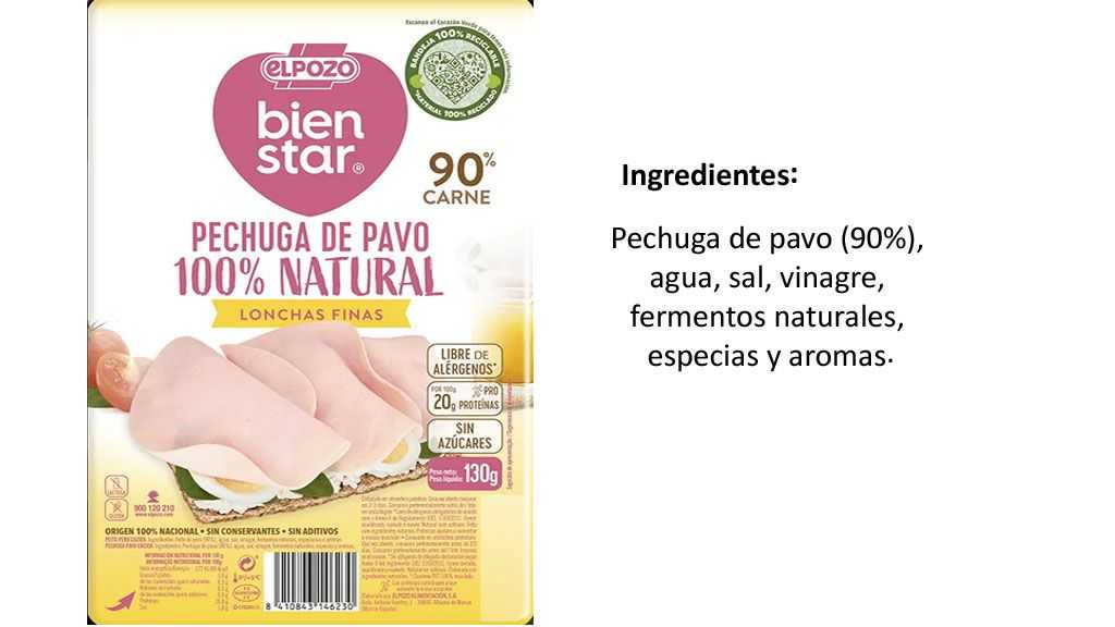 Naturlig kalkunbryst, El Pozo Bienestar
